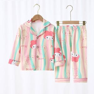 Nuovi Set <span class=keywords><strong>Pigiama</strong></span> Antibatterici con Stampa Animalier per Ragazzi e Ragazze 2025, Modello Lungo, 100% Cotone, Morbidi e Traspiranti, Abbigliamento per Casa - Product Image 3