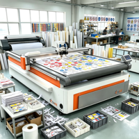 Máquina de Corte Digital CNC, Plotter, para Cartón, Papel de Revestimiento, Vinilo Adhesivo, Máquina de Corte de Cajas de Doble Cabezal