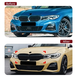 Rejilla frontal de riñón negro brillante de una sola barra para <span class=keywords><strong>BMW</strong></span> Serie <span class=keywords><strong>3</strong></span> G20 G21 G28 2019-<span class=keywords><strong>2022</strong></span> Pre-LCI, rejilla de parachoques delantero modificada - Product Image 4