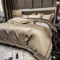 Parures de lit de luxe personnalisées, ensemble de housse de couette, housse de couette avec 2 taies d'oreiller, ultra douces et respirantes
