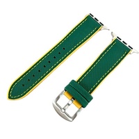 Nouveau bracelet de montre de sport pour homme à double couche avec blocs de couleur en silicone, disponible en plusieurs couleurs