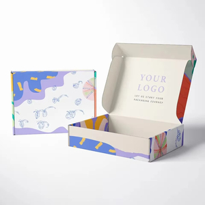 Scatola <span class=keywords><strong>Regalo</strong></span> Personalizzata per Spedizione Abbigliamento, Scatola Pieghevole per Confezione <span class=keywords><strong>Regalo</strong></span>, Cartone Ondulato all'Ingrosso per Scatole per Vestiti - Product Image 1