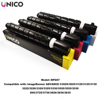 Cartouche de toner compatible UNICO Premium NPG67 GPR-53 C-EXV49 pour Canon ImageRunner ADVANCE C3020 C3025 C3120 C3125 C3320 C3325
