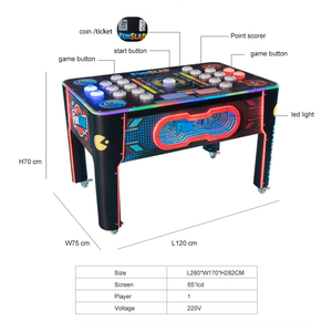 Máquina de <span class=keywords><strong>Baile</strong></span> de Alta Velocidad para 2 Jugadores, Operada con Monedas, Juego de Prueba de Reacción, Construcción de Metal y Plástico para Arcade - Product Image 2