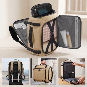 U.S Warehouse Multifunctional Expandable Large Capacity Khaki Travel Backpack Lightweight Waterproof Outdoor Backpack Men Women - Product Image 3
