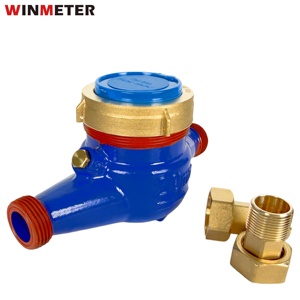 <span class=keywords><strong>Meter</strong></span> Air Kustom Kelas C Bersertifikasi CE, DN20 Multi-Jet Dry Dial R100 Besi Cor IP68 Penyetelan Eksternal Tahan Lama, Langsung dari Pabrik - Product Image 3
