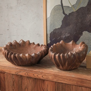 New Arrival Nordic Style Luxury Creativity Handmade Ceramic Dry Fruit Plate Ceramic Chocolate Tray for Home Decor