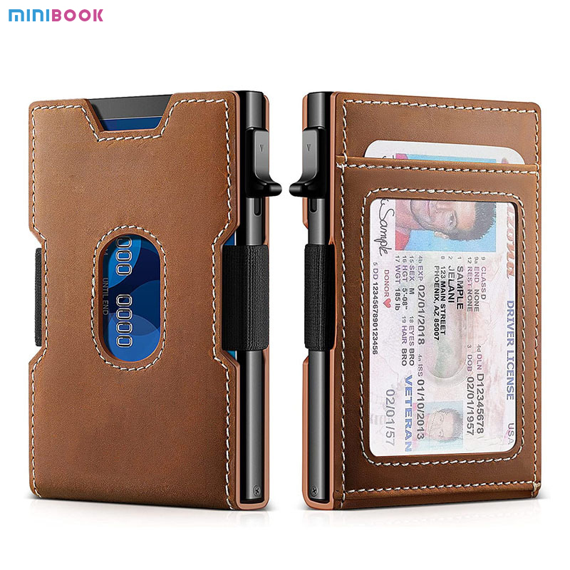 Upgrade Mens Minimalist Slim Wallet for