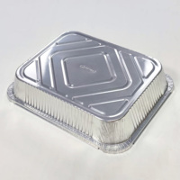 Récipient jetable en aluminium pour emballage alimentaire Casserole/boîte à lunch en aluminium/plaque de cuisson en aluminium