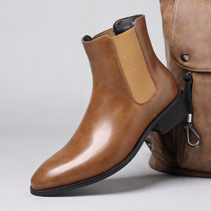 Botas Elegantes de Alta Calidad para Hombre, Zapatos Clásicos de Cuero, Botas Formales para Hombre, Botas para Fiestas y Negocios - Product Image 6