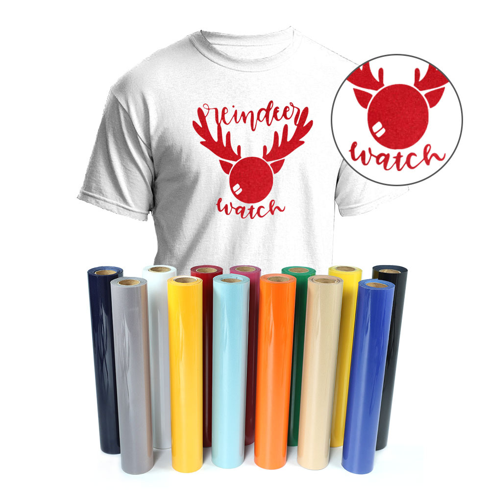 Flock Series Htv 3d Heat Transfer Vinyl, Easy Weed Pvc Heat Transfer Film Vinyl For Clothing T-shirt Logos