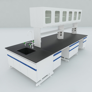 C-khung phòng thí nghiệm đồ nội thất bàn làm việc giá với tủ treo thiết kế đặc biệt dễ dàng làm sạch thiết kế phòng thí nghiệm - Product Image 1