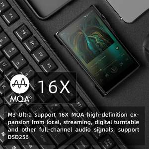 SHANLING M3 Ultra Android10 MQA lecteur de musique HiFi Portable MP3 Hi-Res Audio DAC AMP double ES9219C puces Bluetooth5.0 DSD256 <span class=keywords><strong>M3U</strong></span> - Product Image 3