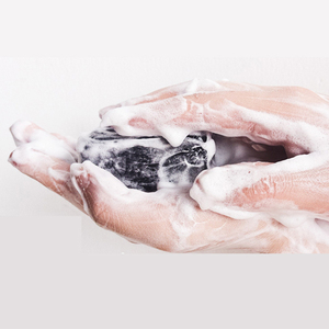 Barra de jabón de baño de carbón orgánico de limpieza profunda de piel natural de lujo al por mayor de etiqueta privada personalizada OEM - Product Image 3