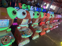 Dinibao Meilleure vente Machine de jeu de course de grenouilles aux gros yeux à monnayeur pour enfants Version anglaise 110V/220V
