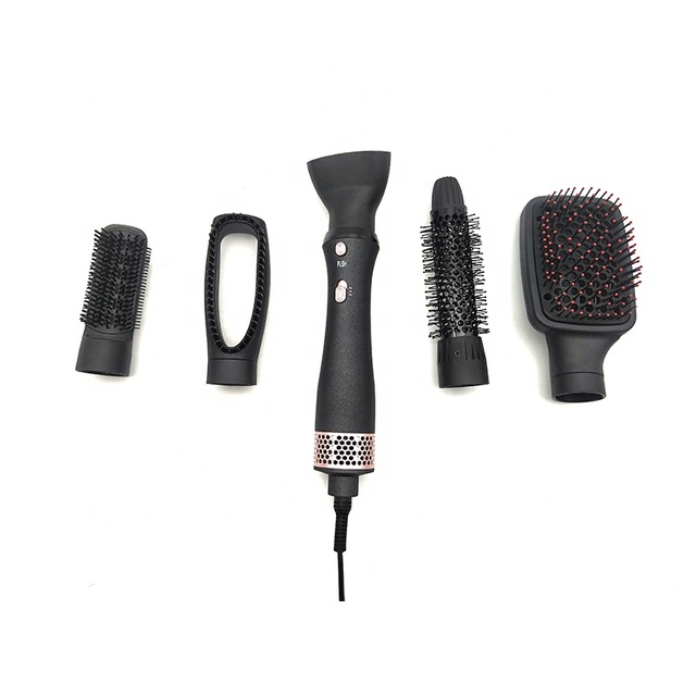 5 in 1 Hair Multi-styler Cool Air Function Hair Straightener Dryer Hair Brush Set Electric Styling Tools