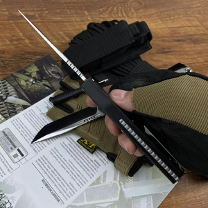 Couteau de camping Micro Tech Snake God Glykon G10 Edition de haute qualité, outil EDC de poche, acier inoxydable, manche en aluminium OEM - Product Image 3