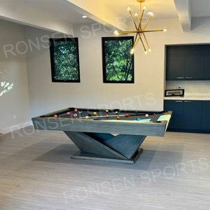 2025 China nuevo lanzamiento y mesa de billar de precio barato con tapa de pizarra y maderas sólidas y accesorios gratuitos - Product Image 5