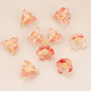 <span class=keywords><strong>MG42</strong></span> 20ชิ้น/ล็อต, เครื่องประดับอัญมณีขายส่ง, ชุบทอง18K, ทองแดง, ดอกไม้แก้ว, เสน่ห์, จี้แบบ DIY, เครื่องมือช่างทำต่างหู - Product Image 5