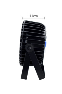 QSE Lighting 18 LED Slim Moving Head Light RGBW DMX512/Contrôle Sonore 6000K Lumière du jour en alliage <span class=keywords><strong>d</strong></span>'aluminium pour scène - Product Image 2