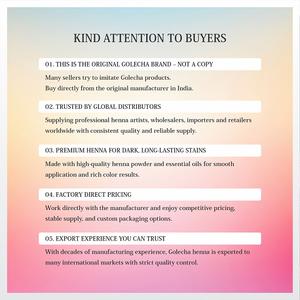 Cono de Henna Negro Cobre Tradicional, Listo para Usar, Pasta Suave para Uso en Bodas, Festividades y Diseños - Product Image 6