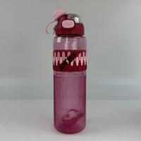 Grande bouteille d'eau de sport d'une capacité de 1L avec couvercle en paille étanche pour randonnée, gym, camping, utilisation durable en extérieur