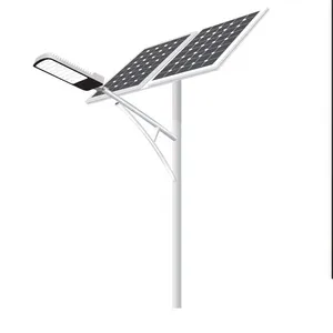 Farola Solar LED Integrada de Bajo Precio, Lámpara de Calle LED para Exteriores con Poste, Proyecto de 60w <span class=keywords><strong>80w</strong></span> 90w 100w - Product Image 1