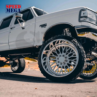 Ruedas de Aleación Forjada Pulida Personalizadas Speedmega para Camionetas GMC 20x10 22x10 22x12 24x10 24x12 24x14 26x12 26x14 26x16