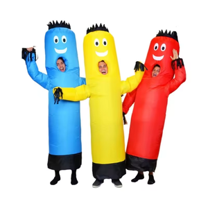 Tùy Chỉnh Ngoài Trời Inflatable Bầu Trời Vũ Công Không Khí Quảng Cáo Lều <span class=keywords><strong>LED</strong></span> Đèn Hoạt Động Thương Mại Vẫy Ống Người Đàn Ông Biển Có Sẵn - Product Image 2