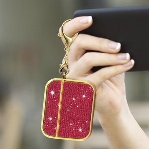 Estuche Protector para Auriculares <span class=keywords><strong>Air</strong></span> <span class=keywords><strong>Pods</strong></span> de Lujo con Brillantina y Correa de Cuero para <span class=keywords><strong>Apple</strong></span> AirPods Pro - Product Image 3