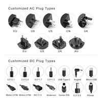 Adaptateur secteur prise UK 12V 2A 1.5A 24V 1A 5V 9V Alimentation à découpage OEM ODM Fabricant personnalisé UKCA CE