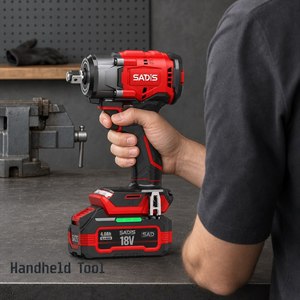 Ensemble d'outils électriques sans fil 18V 350Nm 1/2 avec batterie au lithium, clé à chocs à couple élevé - Product Image 1