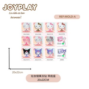 Specchio per il Trucco 20*22 con Base Design con Strass - Product Image 1