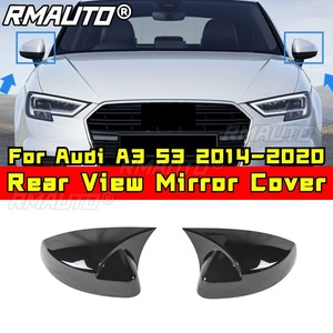 ฝาครอบกระจกมองข้างรถยนต์ ป้องกันรอยขีดข่วน สำหรับ Audi A3 S3 2014-2020 ชุดแต่งรถยนต์ อุปกรณ์ตกแต่งรถยนต์ - Product Image 2