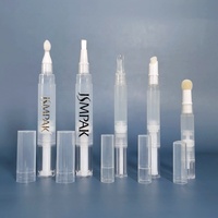 Stylo cosmétique vide personnalisé avec logo, 2ml, 4ml, 6ml, pour soin des ongles, revitalisant, gel, huile pour cuticules, avec pinceau