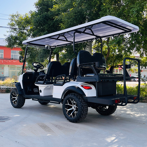 Carrito de Golf Eléctrico Todoterreno Estilo Clásico de 4+<span class=keywords><strong>2</strong></span> Plazas con Batería de Litio y Motor de CA de 5KW para Caza y Agricultura - Product Image 3