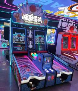 Artbel 2 Players Attractive Coin-Operated Metal Arcade Game Machine-Redemption <b>Bowling</b> Party Lottery Machine US Plug 1 Year - Product Image 1