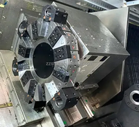 Torreta eléctrica de control numérico Torno CNC Trabajo de metal Cama inclinada Torno CNC Máquina