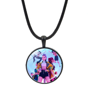 Collana con Ciondolo Estetico <span class=keywords><strong>Anime</strong></span> KPop Demon Hunters all'Ingrosso per Regali di Compleanno per Huntrix e Souvenir per Fan - Product Image 3