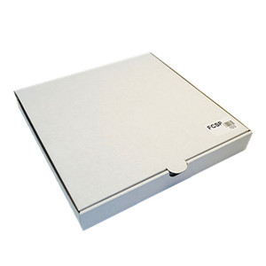 Wholesale 8 10 12 16 Inch custom boxes Take Away Corrugated Paper boxes white Cardboard Cheap Pizza Box
