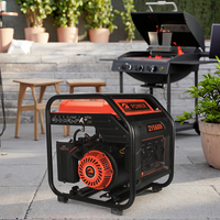Tragbarer, leicht bedienbarer Mini-Benzin-Stromerzeuger, Viertakt, 3kW/4kW/5kW, Einzylinder, 50Hz, 95% Effizienz, für das ganze Haus, heiß begehrt