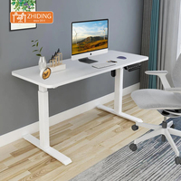 Bureau électrique avec fonction de verrouillage de sécurité pour enfants, bureau mécanique assis-debout, bureaux électriques réglables en hauteur