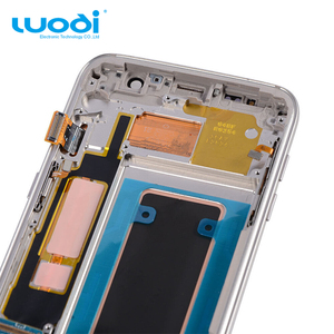 Display LCD OLED OEM per Samsung <span class=keywords><strong>Galaxy</strong></span> <span class=keywords><strong>S7</strong></span> Edge con telaio e touch screen, ricambio all'ingrosso per riparazione cellulari - Product Image 3