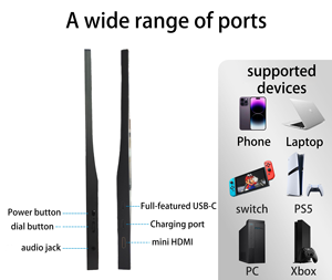 Monitor Portatile Smart da 15,6 Pollici IPS 1920*1080p, Schermo Aggiuntivo Touch Compatibile con Smartphone, Laptop e Computer - Product Image 6