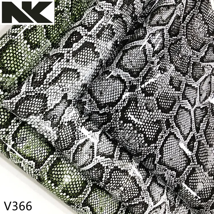 V366 new mirror python PVC Artificial leather is suitable for bags, handbags, belts and shoes