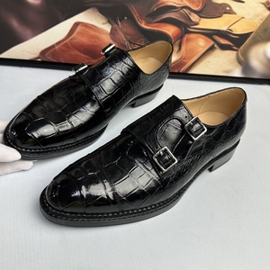 Zapatos Formales de Piel de Cocodrilo Personalizados Directo de Fábrica – Oxfords Premium para Hombre con Suela Antideslizante |   Servicio OEM - Product Image 3