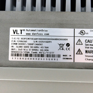 ชุดควบคุมความเร็วรอบมอเตอร์ AC แบบปรับความถี่ได้ VLT FC-302 ซีรีส์ 22kW/30HP 380-500V IP66 - Product Image 3