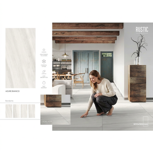 Cement Grey Concrete Look Porcelain Tiles 600x1200mm Rustic <b>Matte</b> Surface for Modern <b>Flooring</b> Projects - Product Image 6