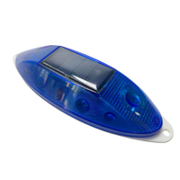 Feux de circulation solaires LED en plastique à haute luminosité, signalisation d'urgence routière, lumière stroboscopique, signalisation d'avertissement, indice de protection IP68, haute intensité