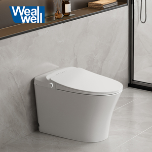 WC intelligent certifié Watermark avec indicateur, couvercle à ouverture automatique, télécommande, siège chauffant, siphon YC318GE - Product Image 1